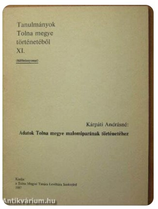 Malomipar története